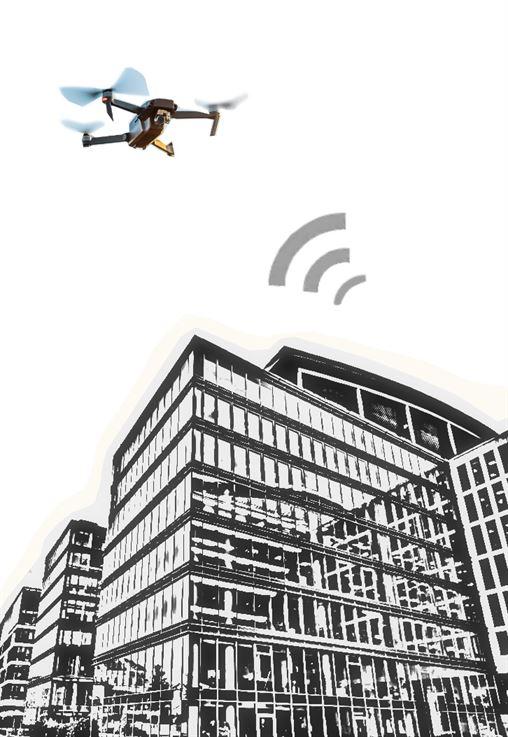 drone above